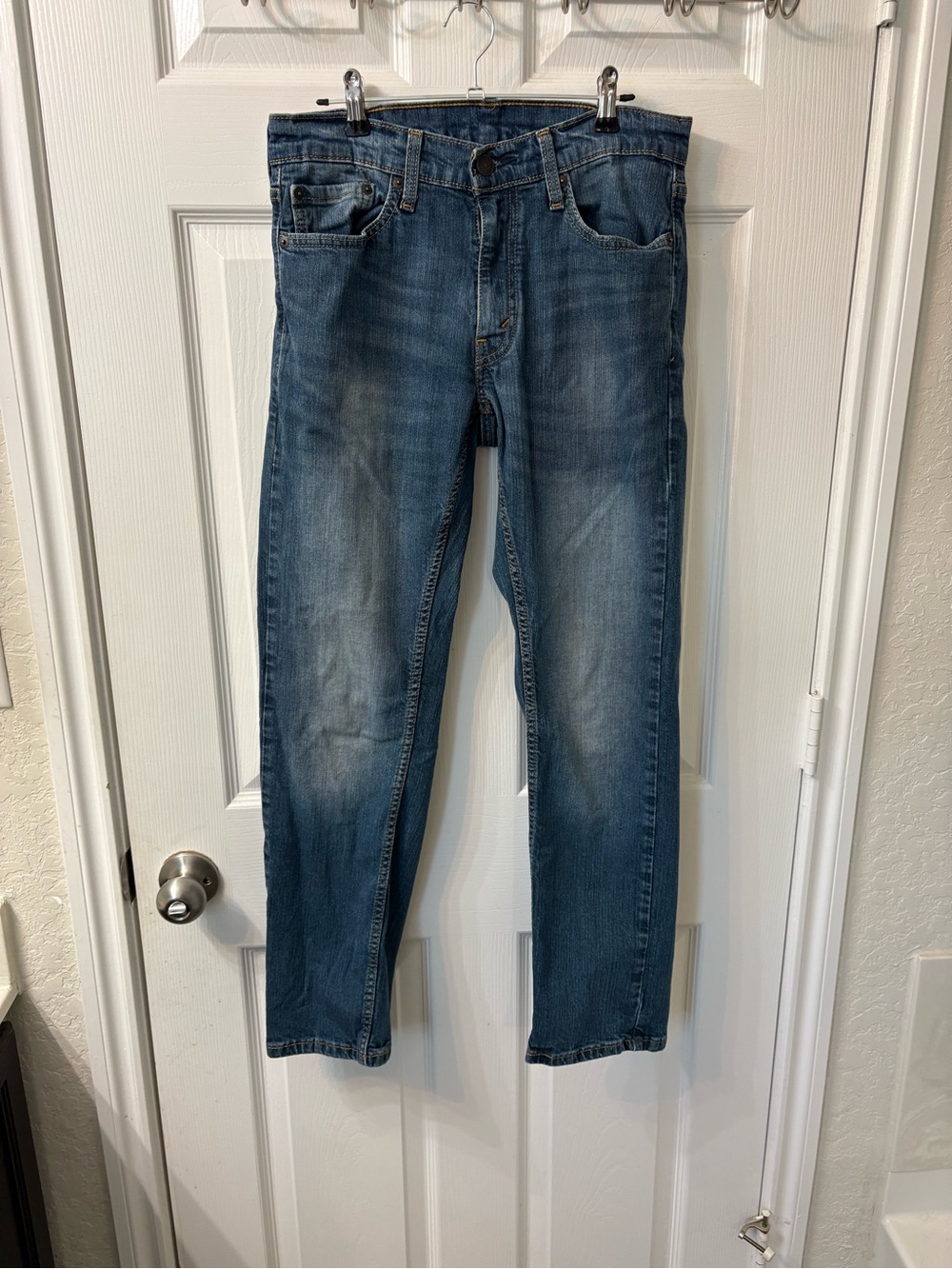 Levi's Relaxed Straight Fit Blue Denim Jeans w 29 L 30
